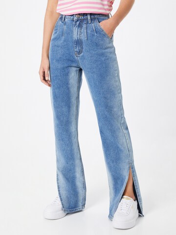 Misspap Wide leg Jeans in Blauw: voorkant