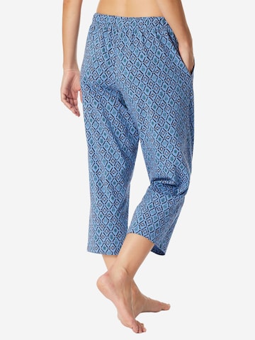 SCHIESSER Pajama pants 'Mix+Relax' in Blue