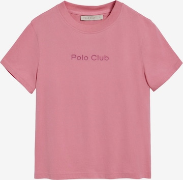Polo Club Shirt in Pink: Vorderseite