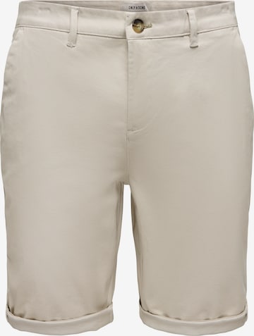 Pantaloni eleganți 'ONSSAUL' de la Only & Sons pe gri: față