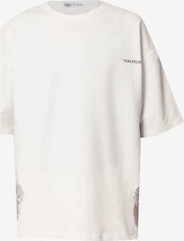 VAMOS CLO Tričko - Biela: predná strana