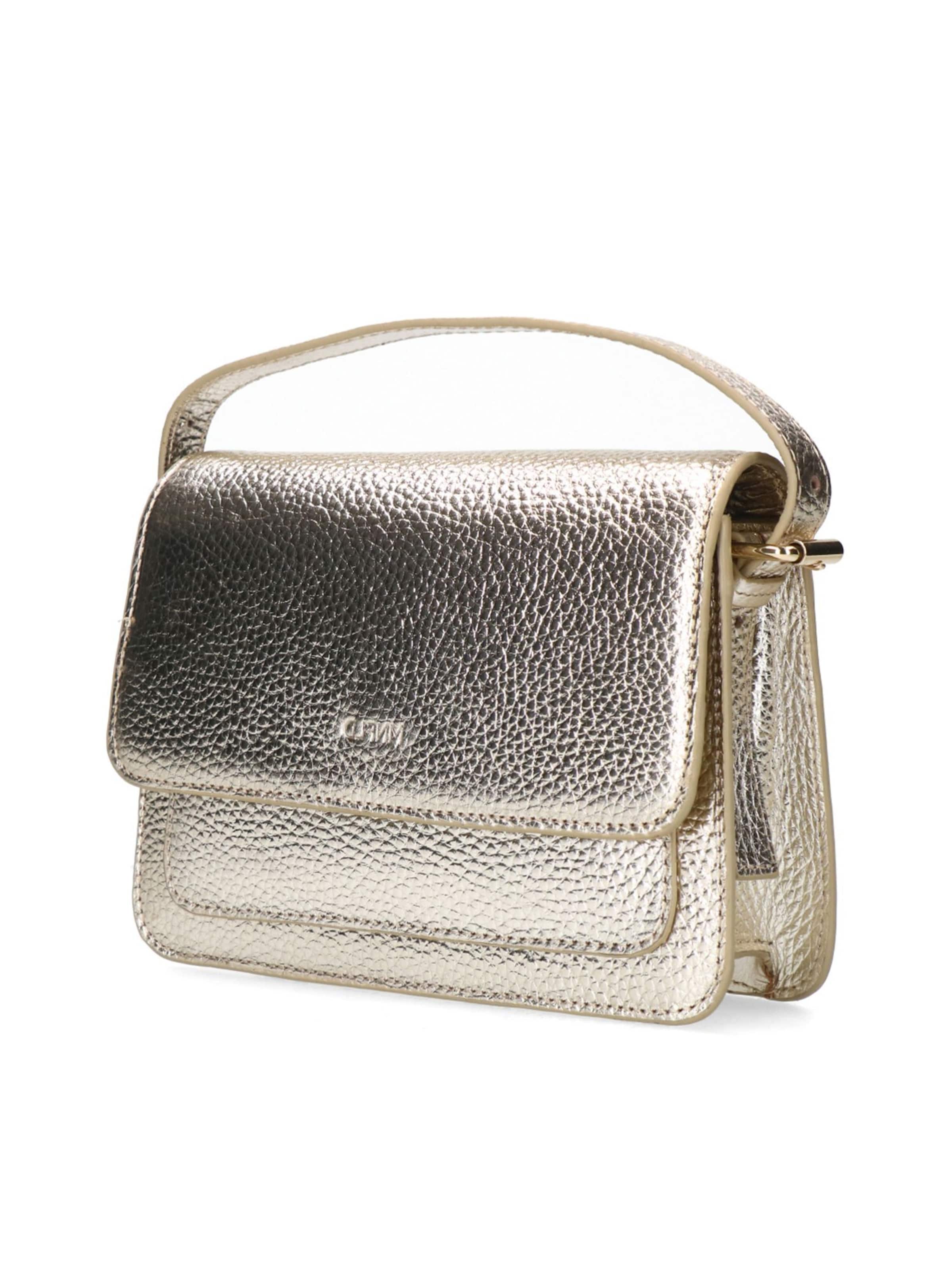 MANFIELD Crossbody Bag in Gold: front