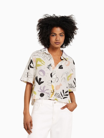 Bershka Blus i svart: framsida