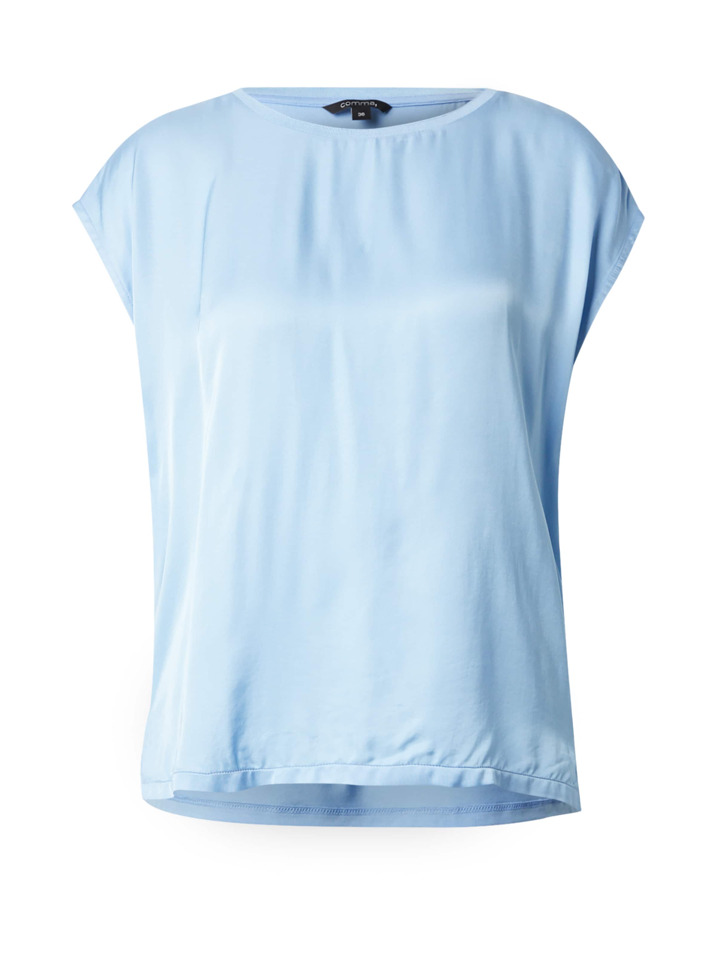 COMMA Shirt in Blau: Vorderseite
