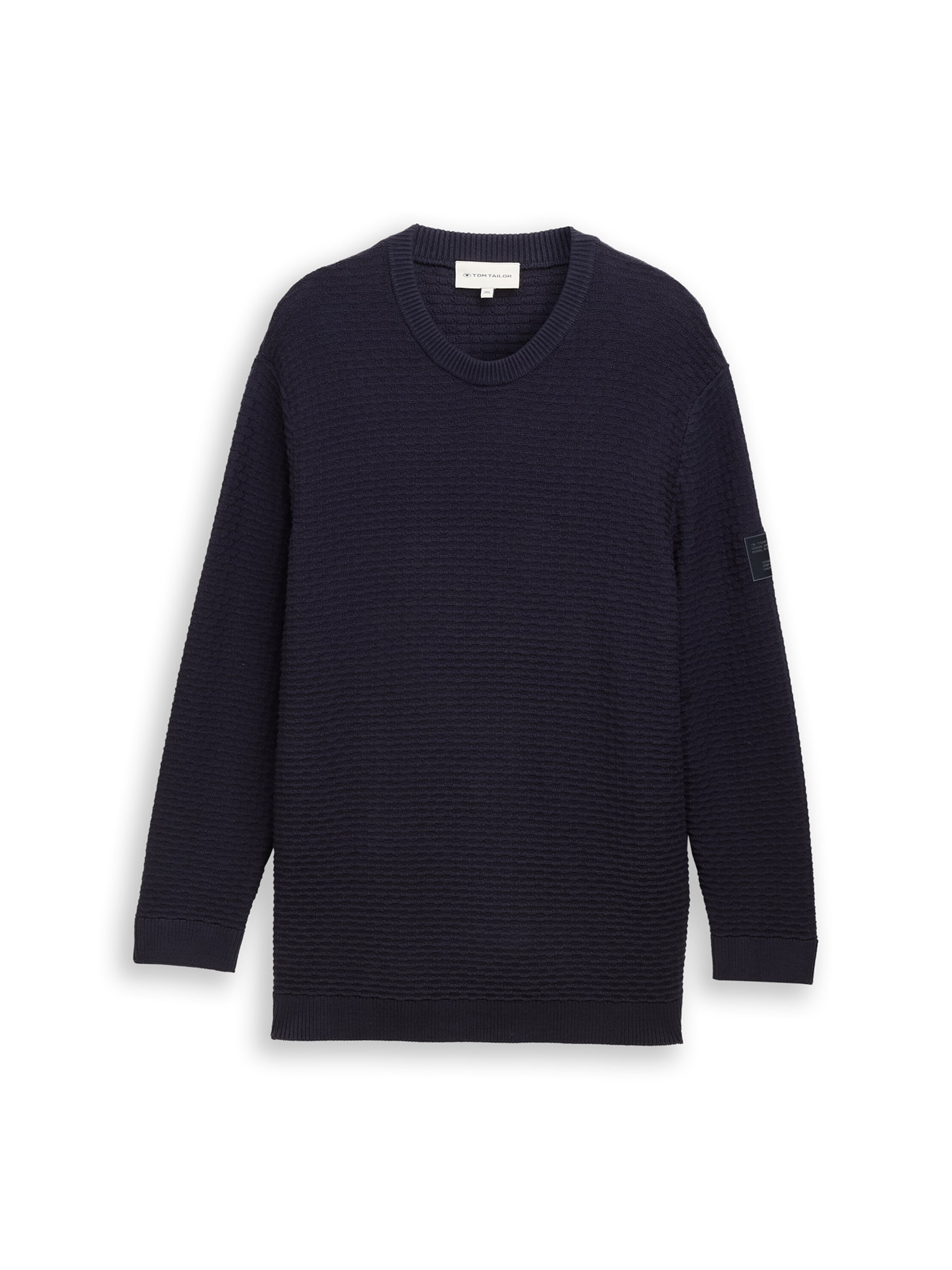 TOM TAILOR Men + Πουλόβερ σε μπλε: μπροστά