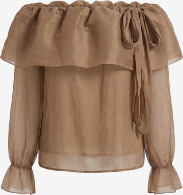 faina Bluse in Braun: Vorderseite