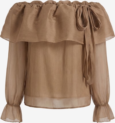 faina Bluse in XS in camel, Produktansicht