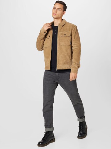 TOM TAILOR DENIM Overgangsjakke i beige