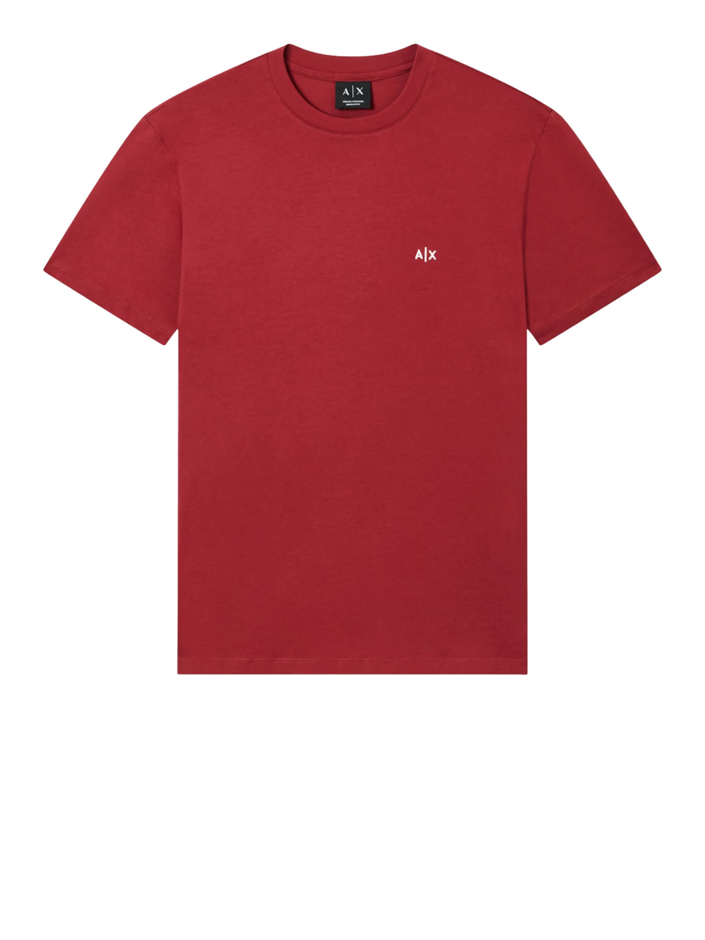 ARMANI EXCHANGE Shirt 'XM001568U0009' in S in de kleur Rood gemêleerd, Productweergave
