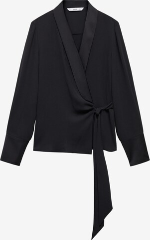 MANGO Blouse 'RIDER' in Black: front