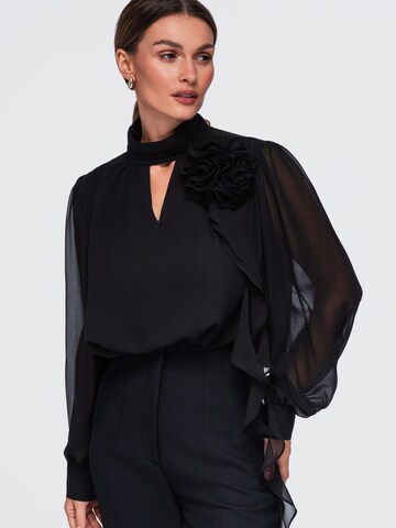 Camicia da donna di Ombre in nero
