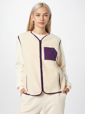 Monki Vest in White: front