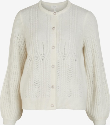 OBJECT Knit cardigan 'Ophelia' in White: front