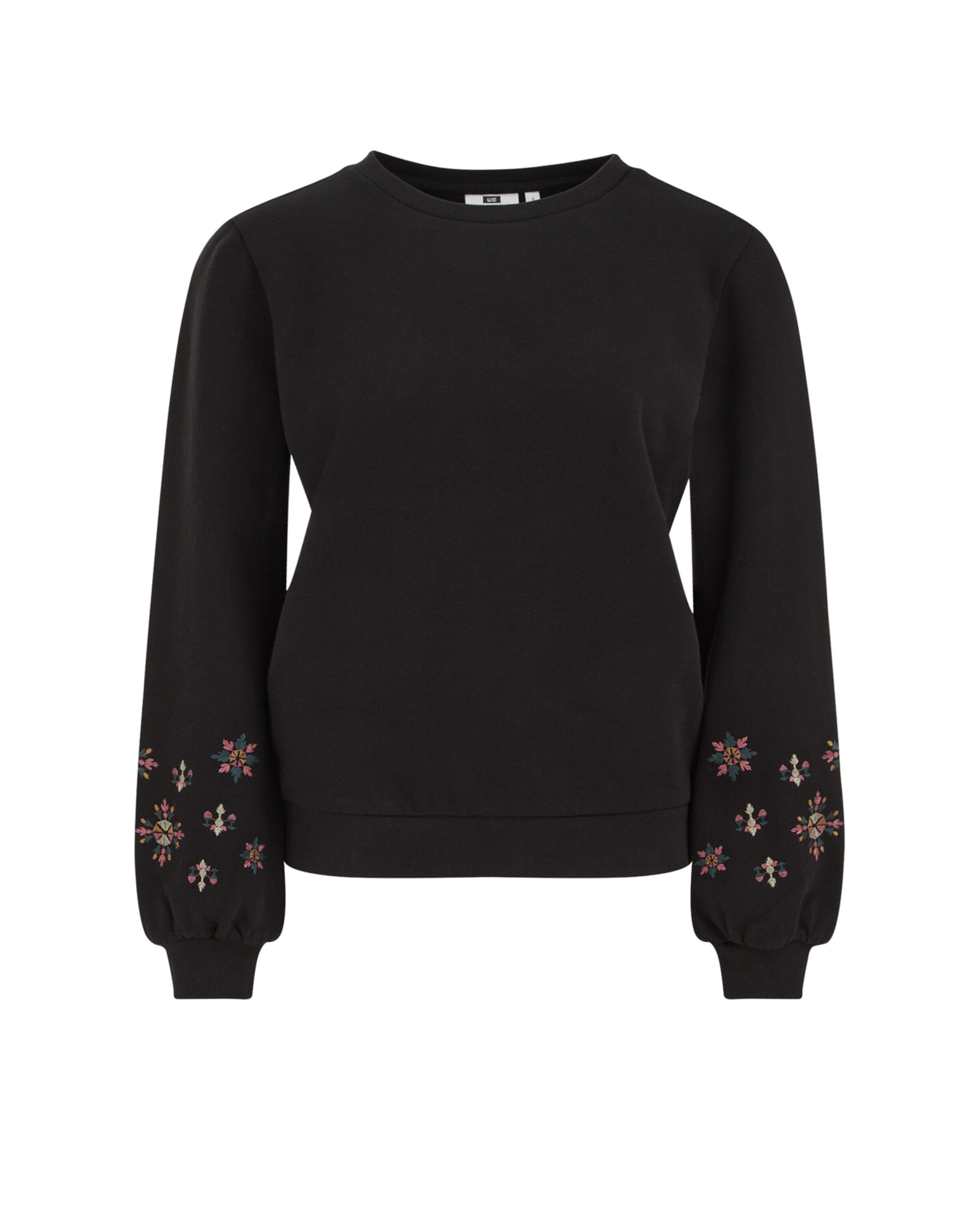 WE Fashion Плетена жилетка в черно: отпред