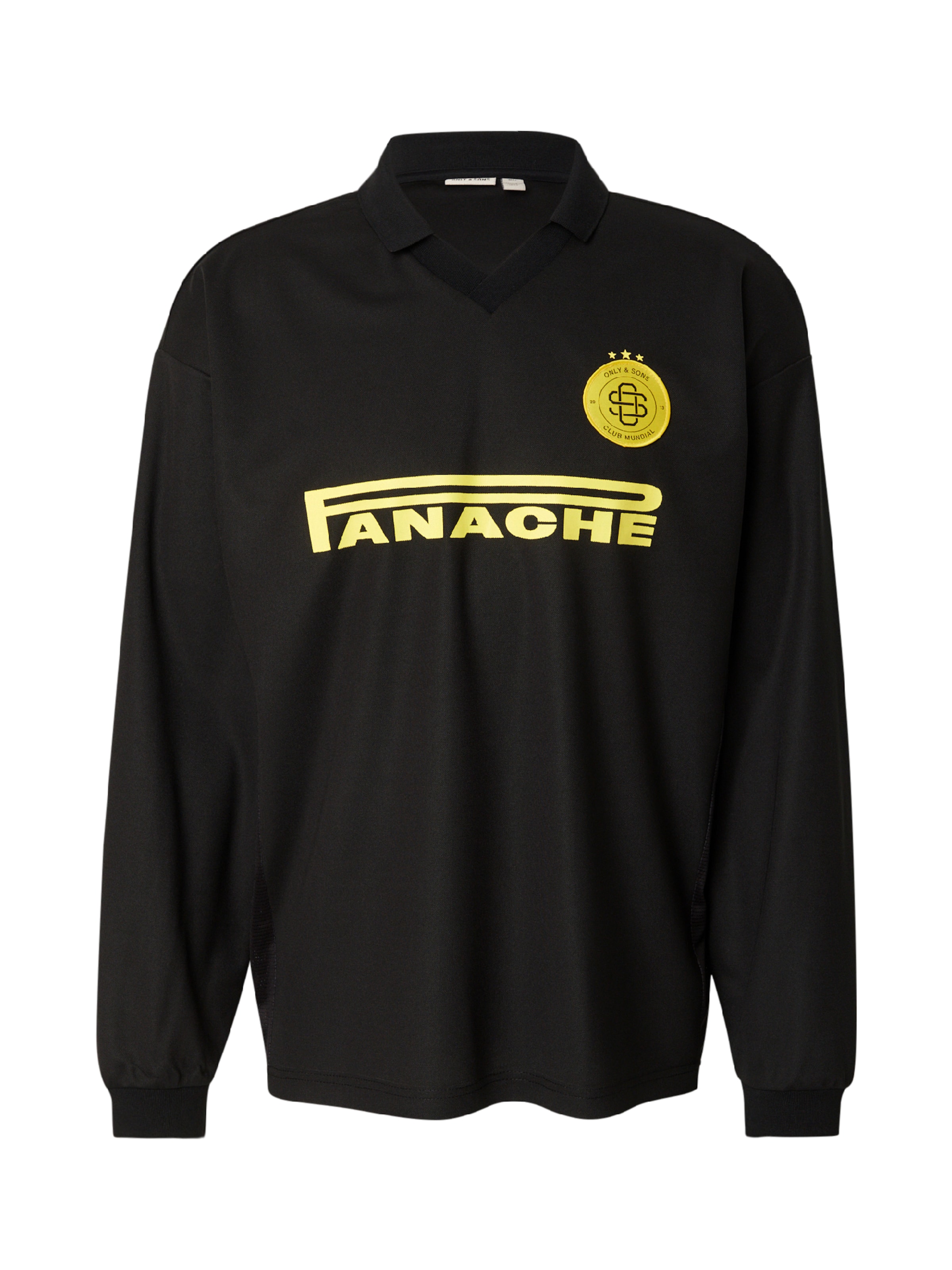 Only & Sons Shirt 'ONSZIDAN' in Black: front