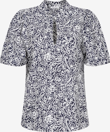 SEIDENSTICKER Blouse 'Schwarze Rose' in Blue: front