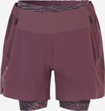 VAUDE Workout Pants 'Altissimi' in Purple: front