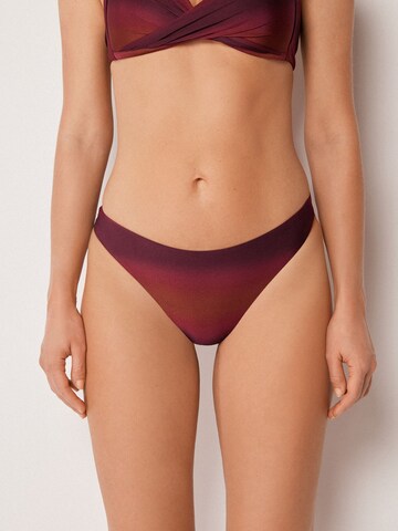 CALZEDONIA Bikini Bottoms 'Soft Shades' in Red: front