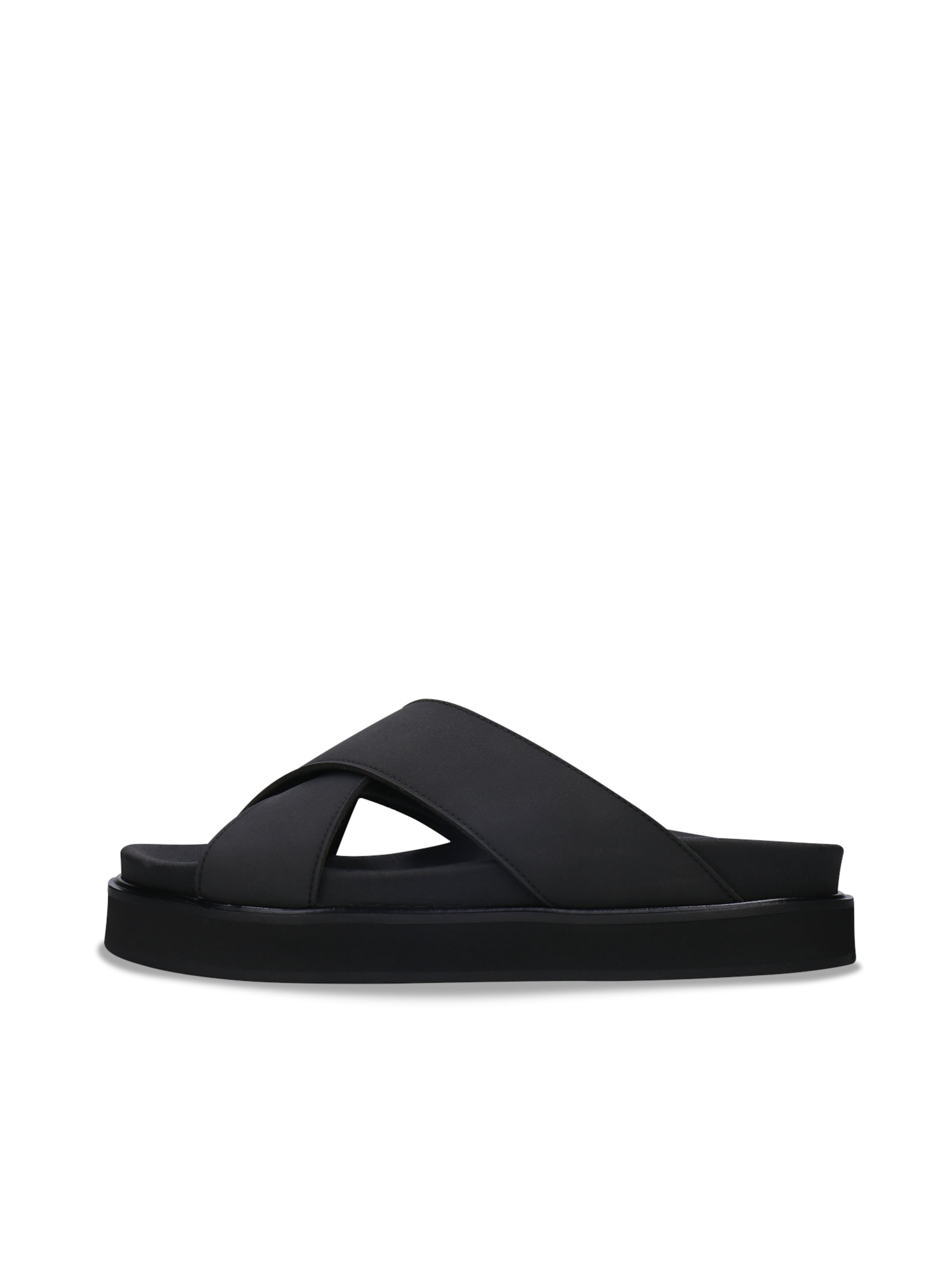 Sandalo 'DAVU' di nae Vegan Shoes in nero: frontale