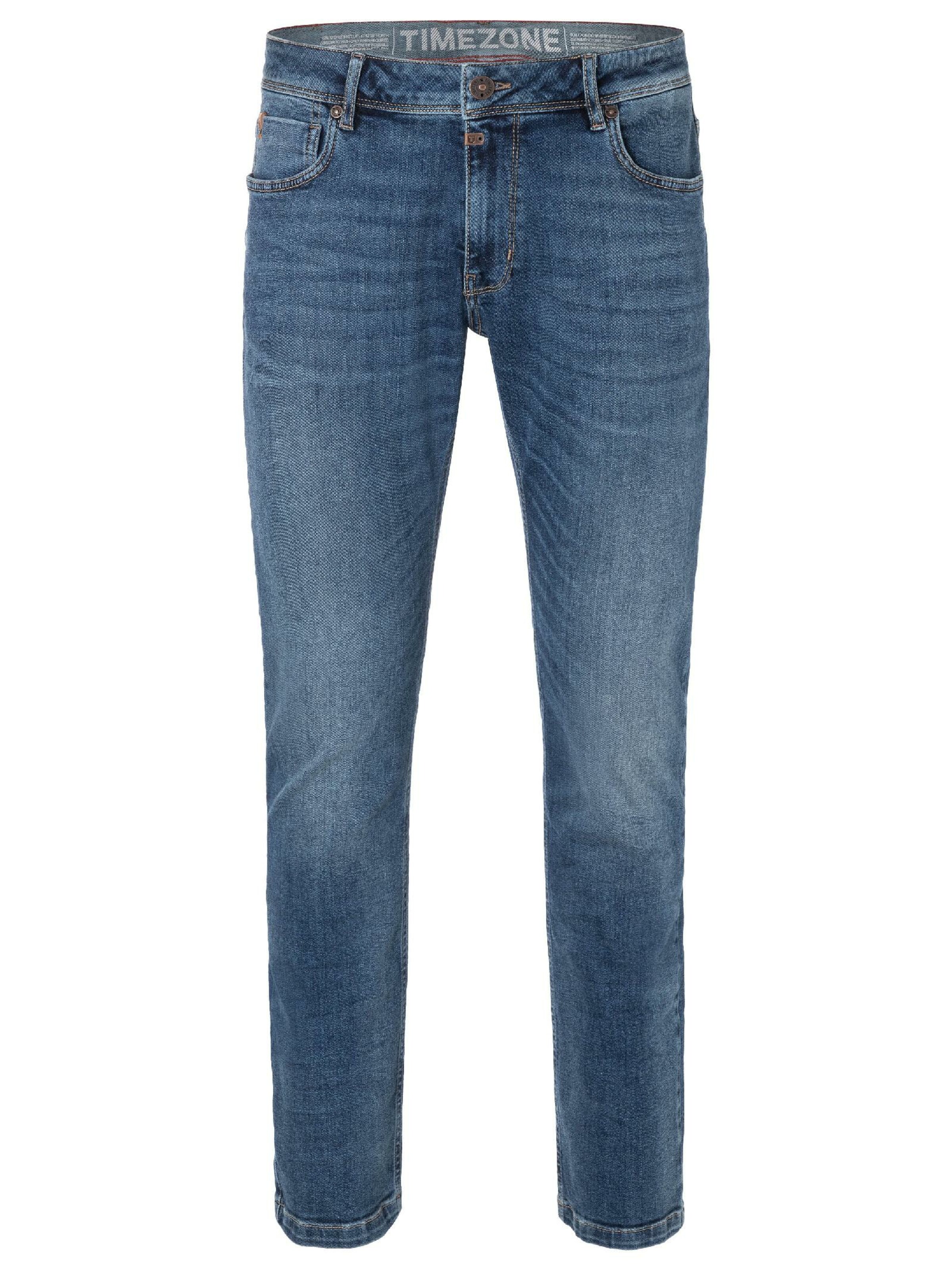 TIMEZONE Slimfit Jeans 'Eduardo' in Blau: Vorderseite