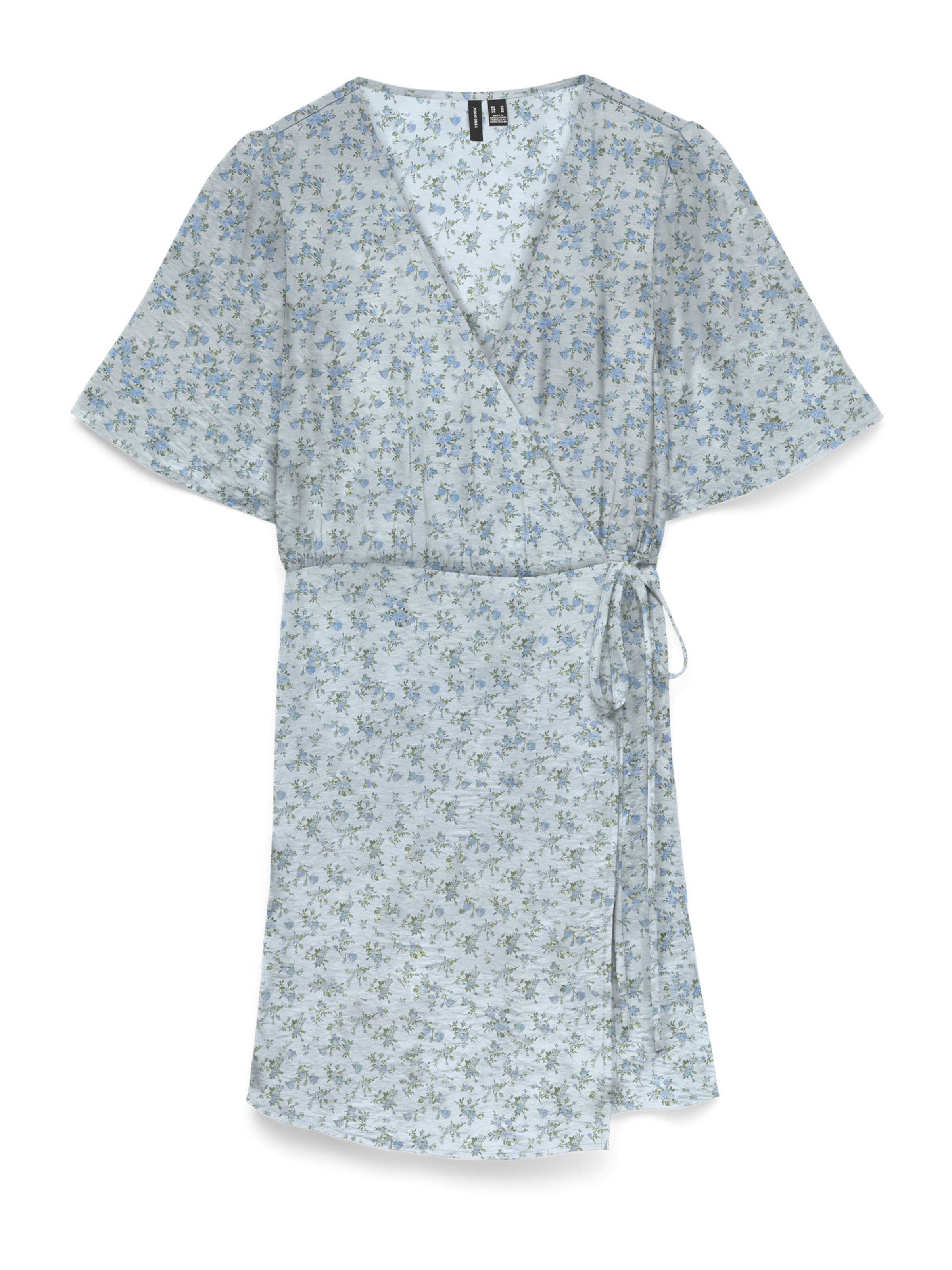 Vero Moda Maternity Robe d’été 'VMMJosie' en bleu-gris / bleu ciel / olive, Vue avec produit