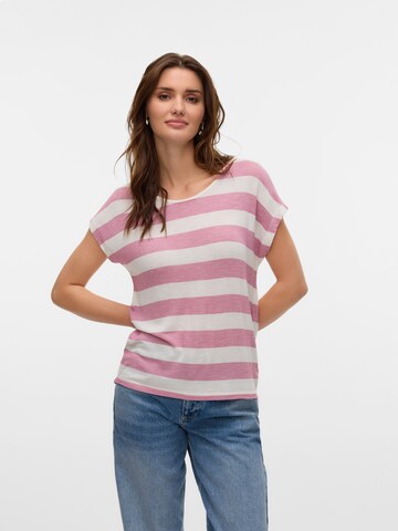 Maglietta di VERO MODA in rosa: frontale