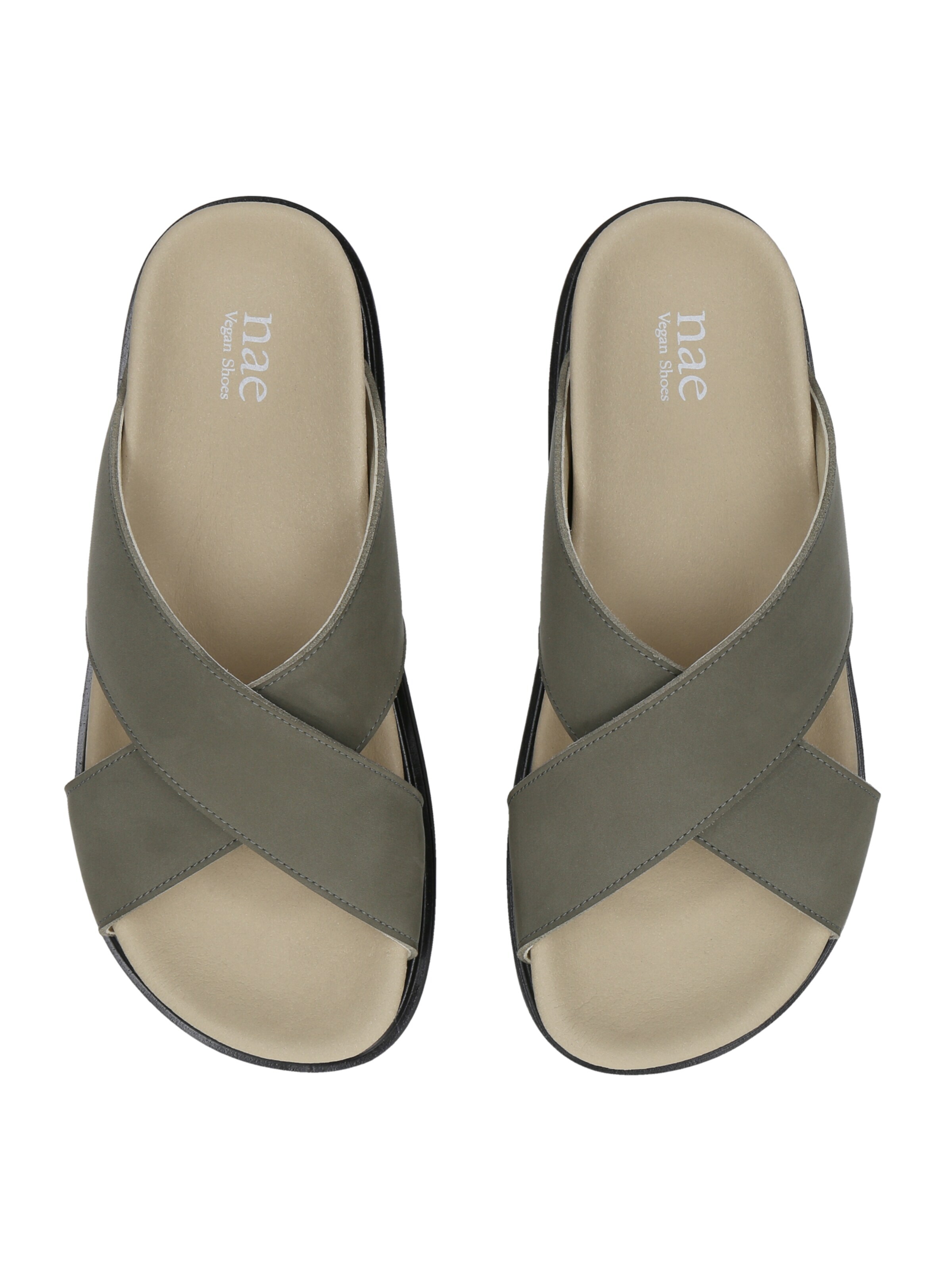 nae Vegan Shoes Sandały 'DAVU' w kolorze zielony