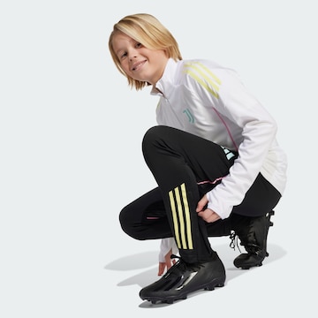 ADIDAS PERFORMANCE Tapered Sportbroek 'FC Juventus Turin' in Zwart
