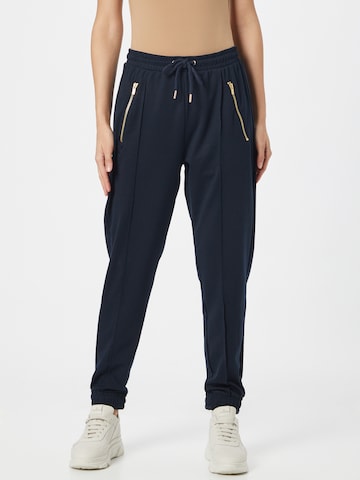 Lindex Tapered Trousers 'Ava' in Blue: front