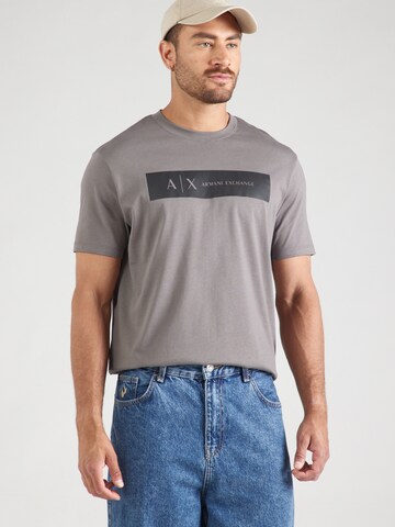 ARMANI EXCHANGE Tričko – šedá: přední strana
