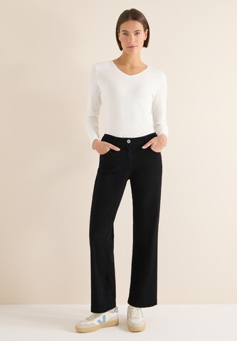 STREET ONE Loosefit Jeans in Schwarz