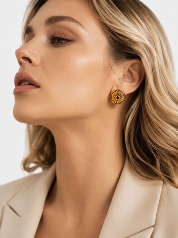 RteRme Náušnice 'Dream Garden Gold Earrings' – zlatá