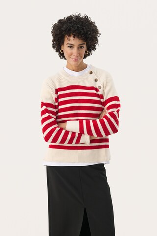 Part Two Pullover 'Rockets' i rød: forside