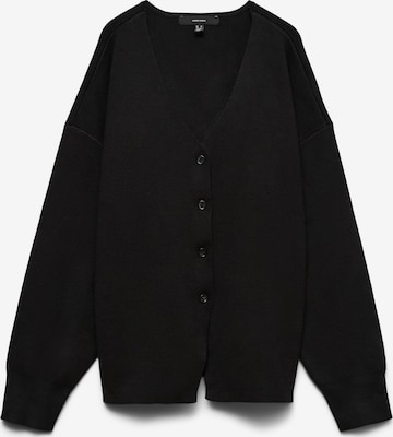 Vero Moda Curve Gebreid vest in Zwart: voorkant