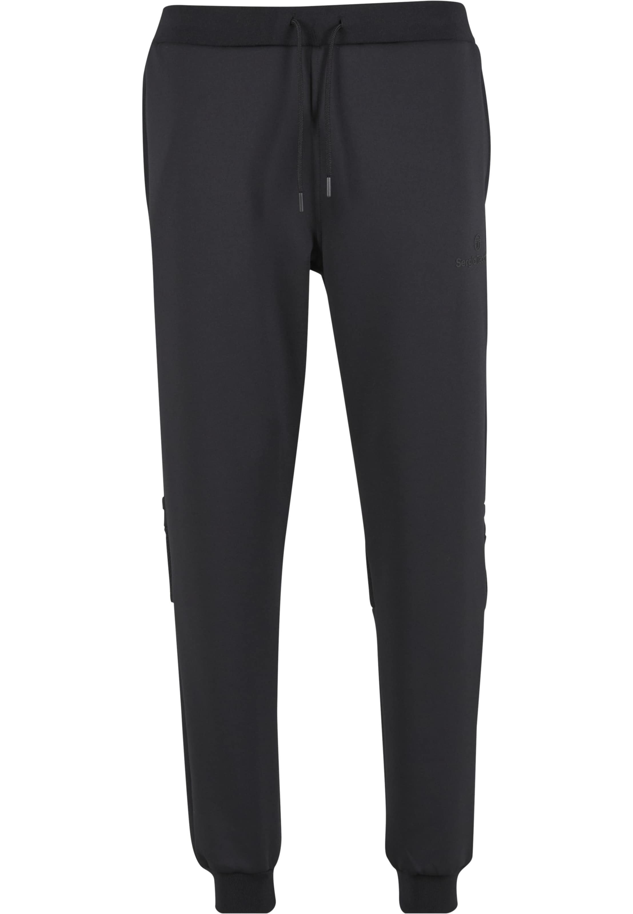 Sergio Tacchini Sportbroek 'Domino' in Zwart: voorkant