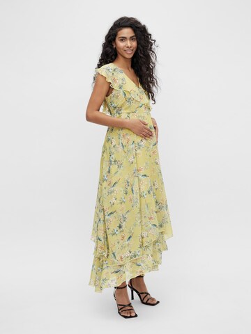 Robe 'ZYLA' MAMALICIOUS en jaune