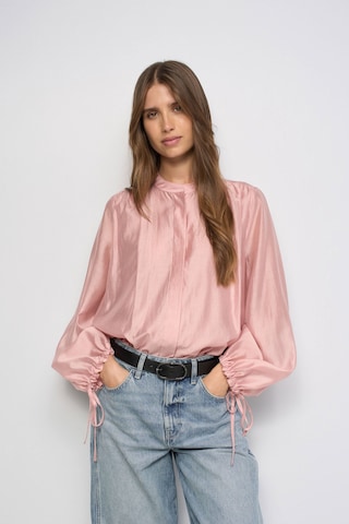 Chemisier Salsa Jeans en rose : devant