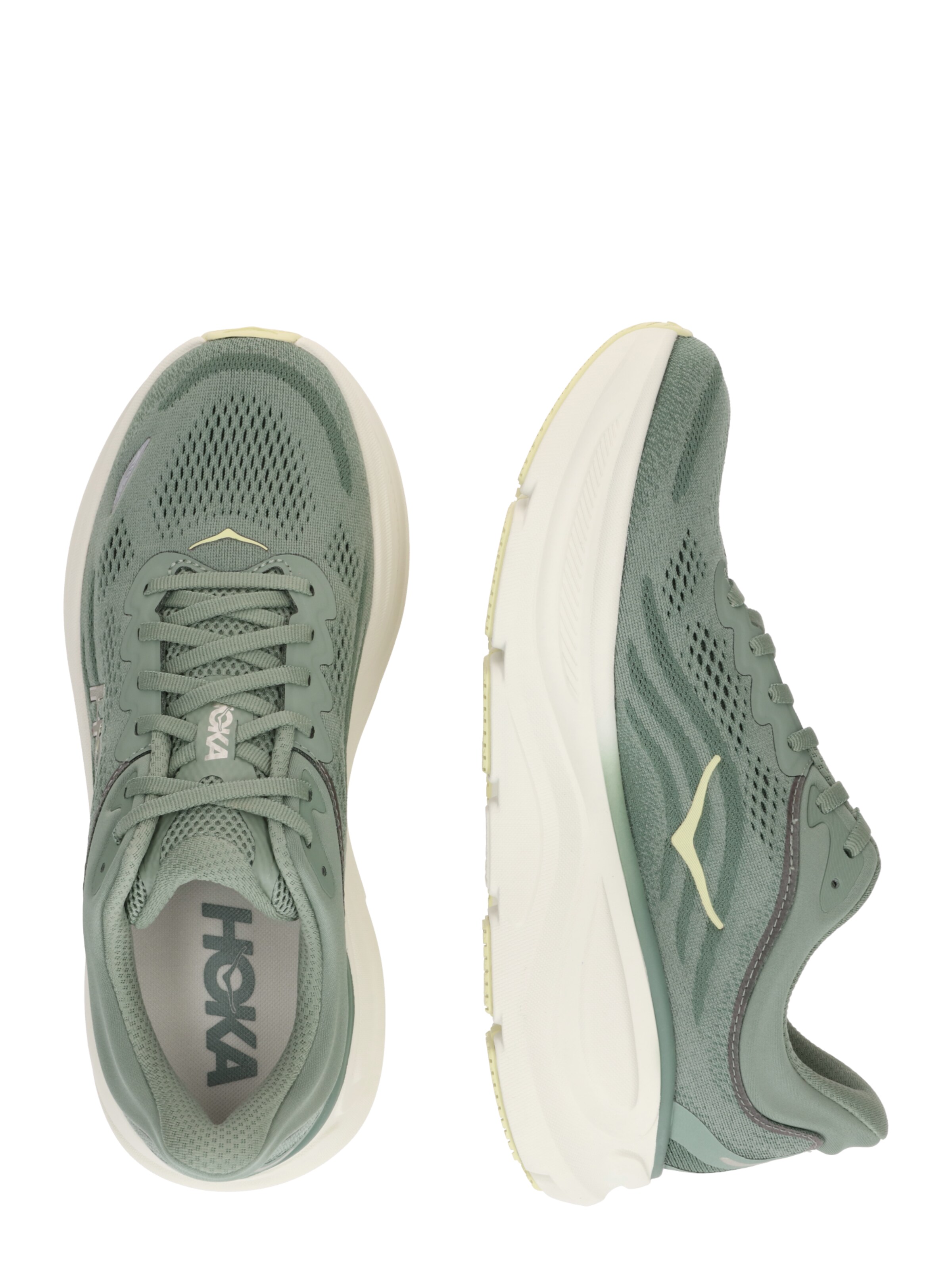 HOKA Обувь для бега 'Bondi 9' в Зеленый