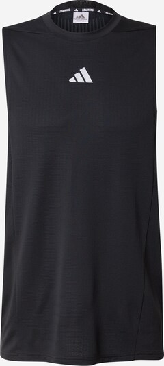 ADIDAS PERFORMANCE Funkcionalna majica 'Designed for Training' | črna / bela barva, Prikaz izdelka