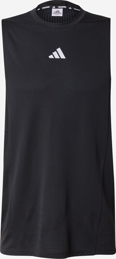 ADIDAS PERFORMANCE Funktionsshirt 'Designed for Training' in schwarz / weiß, Produktansicht