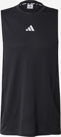 ADIDAS PERFORMANCE Performance Shirt 'Designed for Training' in Black: front