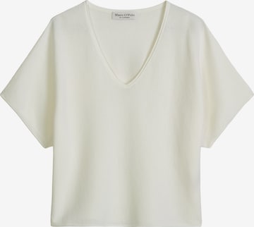 Pull-over Marc O'Polo en blanc : devant