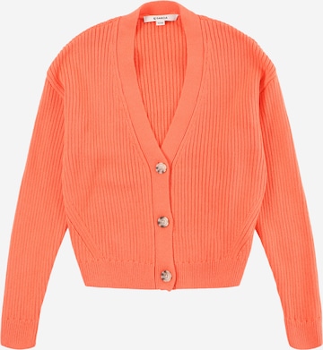 GARCIA Knit Cardigan in Orange: front