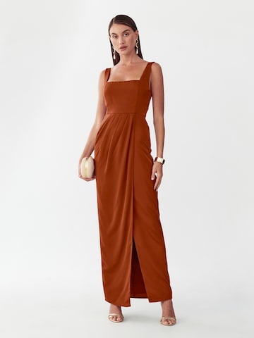 Willa Kleid 'Akron' in Braun
