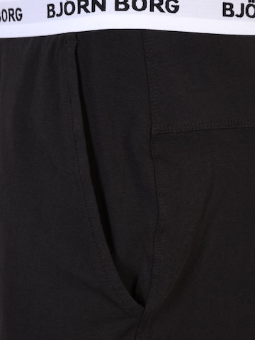 BJÖRN BORG Regular Workout Pants in Black