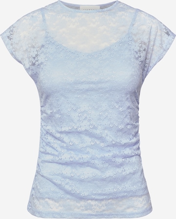 SISTERS POINT - Blusa 'VUPA' en azul: frente