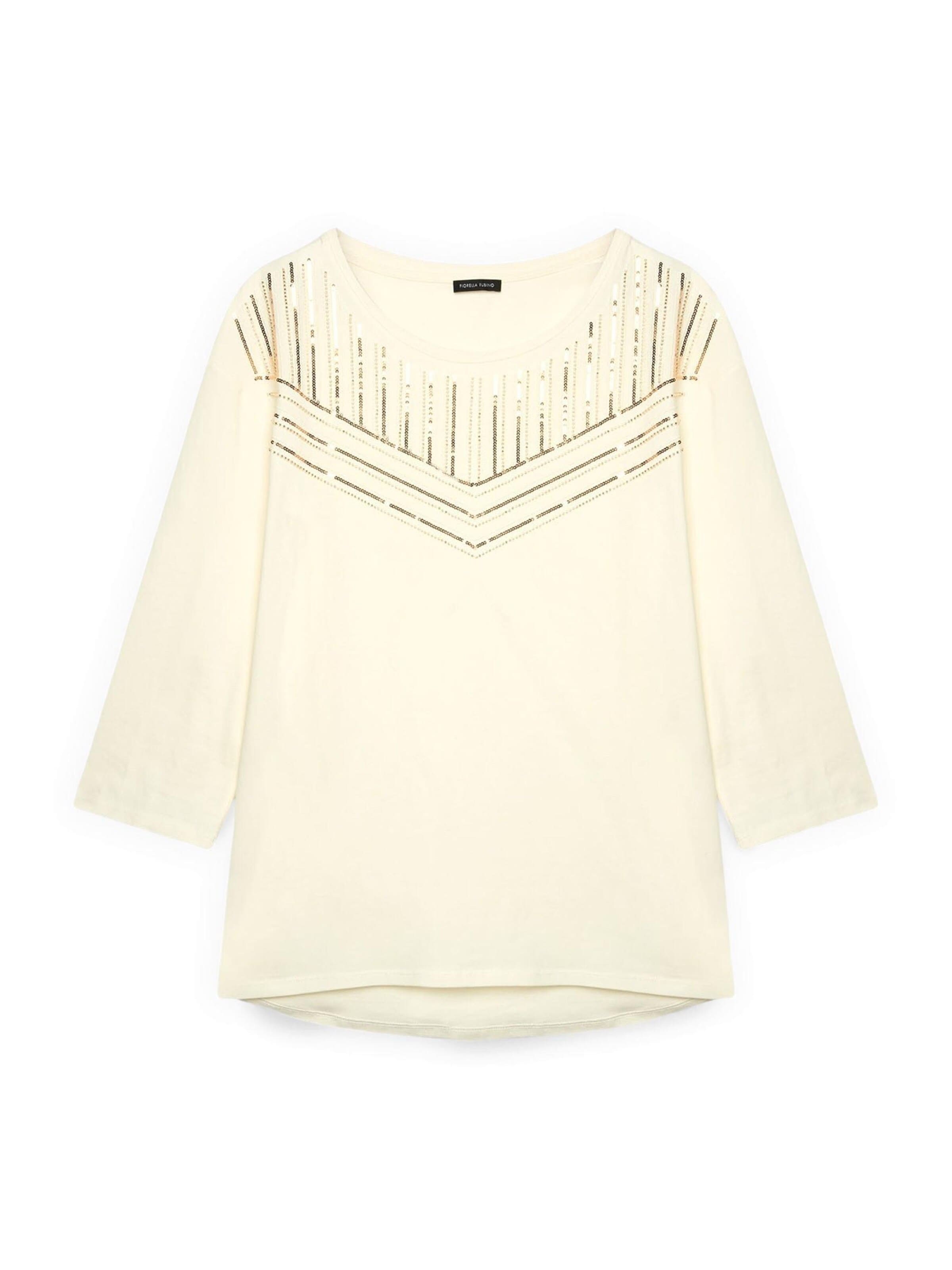 Fiorella Rubino - Camiseta en blanco: frente