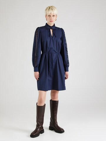 NÜMPH Jurk 'Nuevie' in Blauw: voorkant