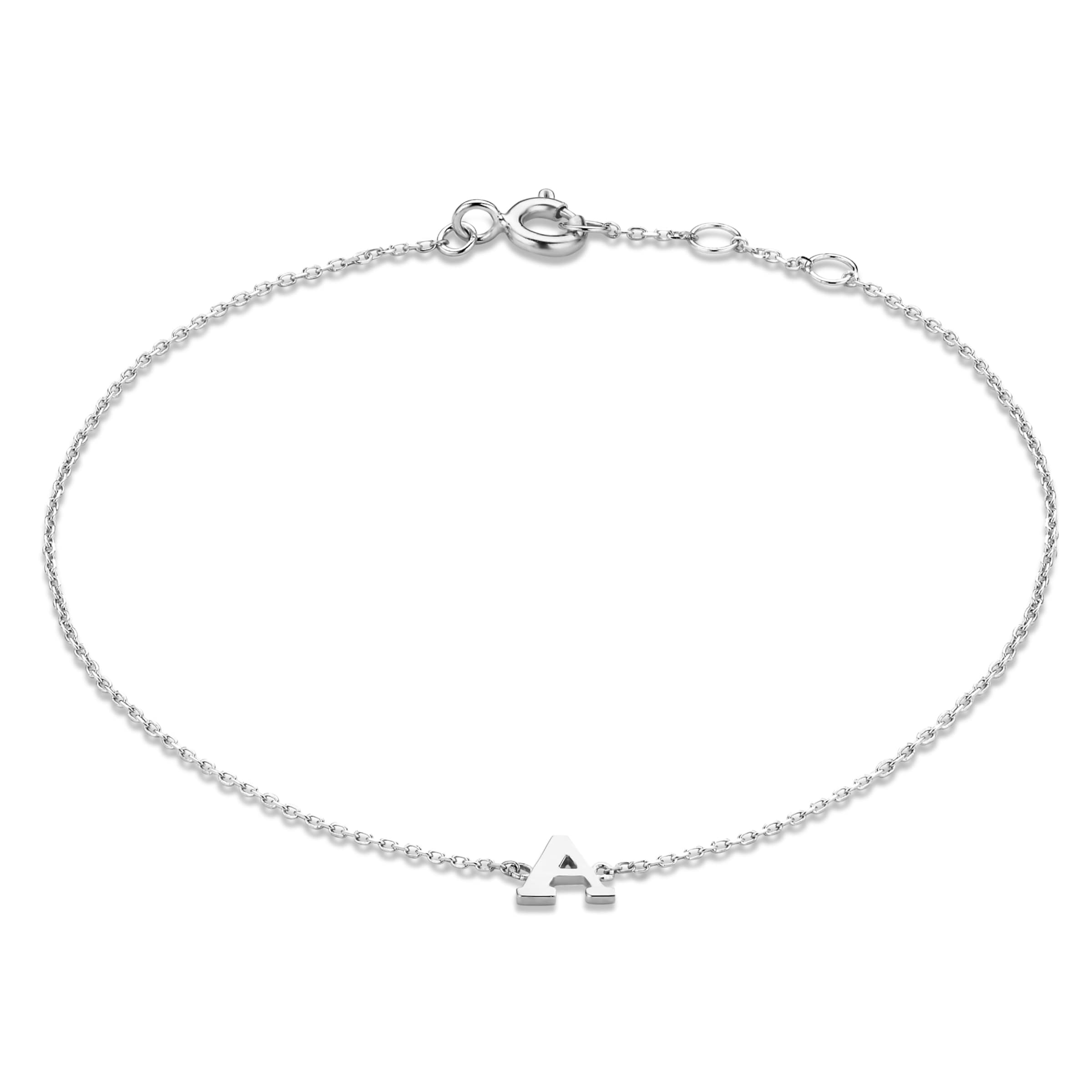 Isabel Bernard Armband 'C' in Zilver: voorkant