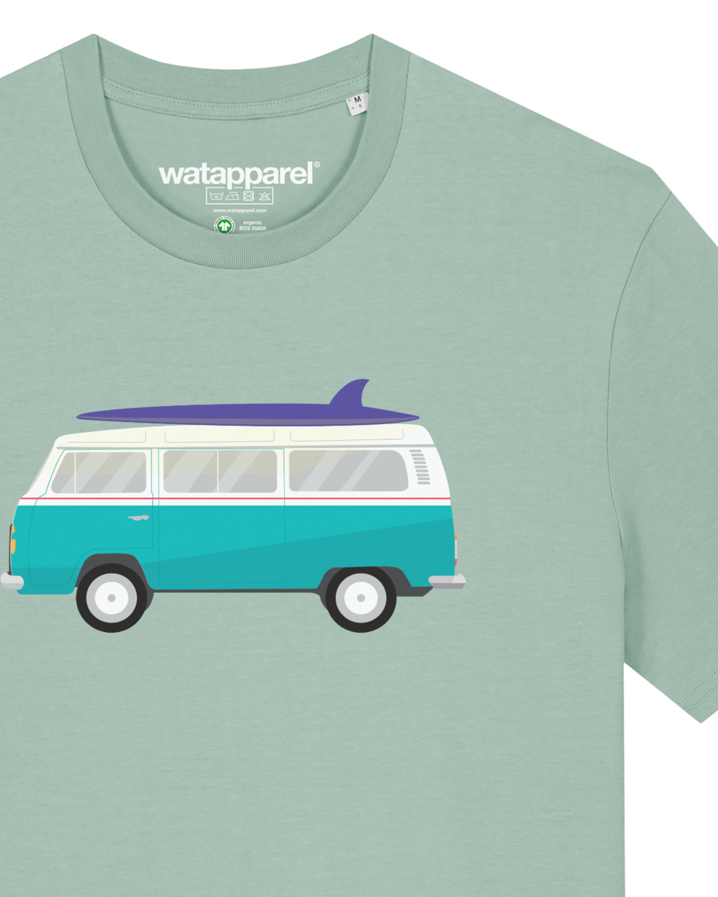 Maglietta ' California Dream ' di Watapparel in verde